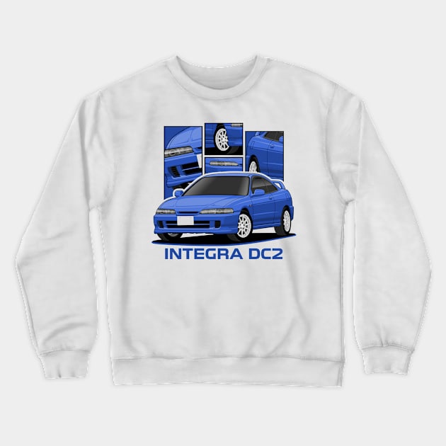 Integra DC2 JDM Crewneck Sweatshirt by squealtires